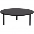 WOOOD Laut salongbord furu rundt ø80cm dyp svart [fsc] thumbnail
