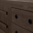 WOOOD CRUMBLE CARVED TV UNIT MANGO WOOD WALNUT thumbnail
