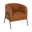 ARMCHAIR TERRACOTTA FABRIC-METAL ROOM 68 X 66 X 74 CM . 614514 slett thumbnail