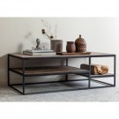 WOOD Vic salongbord tre/metall 120x60 thumbnail