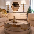  Darian 95x95x32cm Z-S White Marble thumbnail