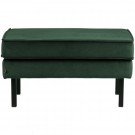 WOOOD RODEO HOCKER ON LEGS VELVET GREEN FOREST thumbnail