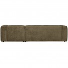 WOOOD BEAN CORNER SOFA RIGHT STRUCTURE VELVET MOSS thumbnail