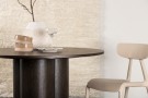 Olivia rundt spisebord ⌀110 semsket skinn thumbnail