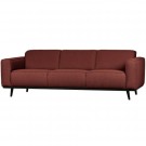 WOOOD STATEMENT 3-SEATER 230 CM BOUCLE CHESTNUT thumbnail