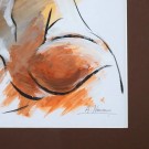 4stk, Nakenhet, håndmalt akrylmaling 57x63 thumbnail