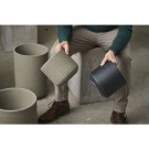 Ribba  krukker i sett a 3 glassfiber/ cement thumbnail