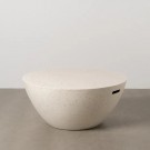 COFFE TABLE WHITE MAGNESIUM FIBER 90 X 90 X 40 CM thumbnail