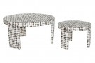 BORDSETT 90 x 90 x 45 og 55 x 55 x38 LAGET AV FIBER KOKOS OG BARK thumbnail
