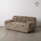  BETTAN 2 SEATER SOFA TAUPE OLD FABRIC 185 X 107 X 79,50 CM thumbnail