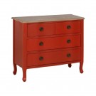 COMMODE TERRACOTTA WOOD 93 X 38 X 78 CM thumbnail