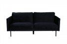 Zoom 2-seter sofa svart thumbnail