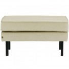 WOOOD RODEO HOCKER ON LEGS VELVET PISTACHIO thumbnail