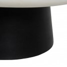 COFFE TABLE WHITE-BLACK MAGNESIUM 91 X 91 X 39 CM thumbnail