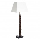 Gulvlampe svart-gull aluminium 27x27x101 thumbnail