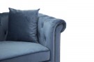 Velvet 3-seter sofa blå thumbnail