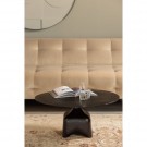 WOOD Foss sofabord aluminium 40xø75cm antikk sort / brun thumbnail