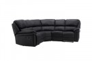 Saranda reclinersofa svart thumbnail