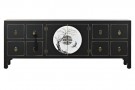 TV CABINET SPRUCE MDF 130X26X51 ORIENTAL BLACK thumbnail