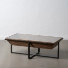 MAIN TABLE NATURAL-BLACK WOOD-METAL 120 X 60 X 43,50 CM thumbnail