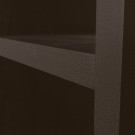 WOOOD TIMO OPEN CABINET MDF DARK BROWN 195x100x40CM thumbnail