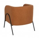 ARMCHAIR TERRACOTTA FABRIC-METAL ROOM 68 X 66 X 74 CM . 614514 slett thumbnail