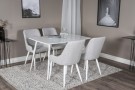 Polar rektangulært spisebord 120 x 75 hvit thumbnail