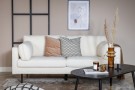 Boom 3-seter sofa hvit  thumbnail