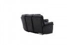 Saranda reclinersofa svart thumbnail