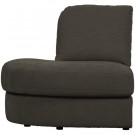 Vtwonen FAMILY 1-SEAT ELEMENTROUND CORNERLEFT WOVENFABRIC ANTHRACITE thumbnail