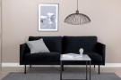 Zoom 2-seter sofa svart thumbnail