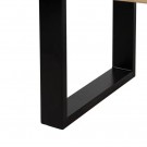 MAIN TABLE NATURAL-BLACK WOOD / METAL 120 X 60 X 45 CM thumbnail