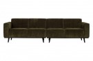 WOOOD STATEMENT 4-SEATER 280 CM FLAT RIB WARM GREEN thumbnail