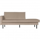 WOOOD RODEO DAYBED LEFT VELVET KHAKI thumbnail