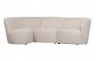 WOOOD COCO 3-SEATER ROUNDED LEFT BOUCLÉ CREAM thumbnail