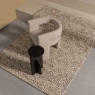 WOOOD TIWA ARMCHAIR BOUCLÉ BEIGE thumbnail