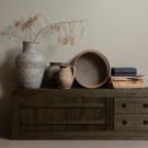 WOOOD CRUMBLE CARVED TV UNIT MANGO WOOD WALNUT thumbnail