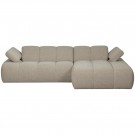 WOOOD MOJO CHAISE LONGUE BOUCLÉ BEIGE MELANGE Høyre / venstre. thumbnail