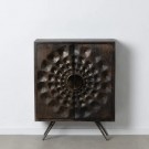 Stue - garderobe brunt tre/metall 89x40x110 thumbnail
