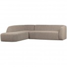 WOOOD SLOPING CORNER SOFA LEFT NATURAL MELANGE thumbnail