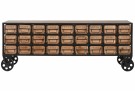  NEW DELHI Metall og gran 142X30X50 med hjul thumbnail