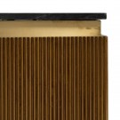 Skjenk brun/svart, marmor/tre 160x40x87 thumbnail