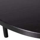 WOOOD Laut salongbord furu rundt ø80cm dyp svart [fsc] thumbnail