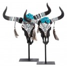HEAD BULL POLYRESIN DECORATION 49 X 16 X 69 CM thumbnail