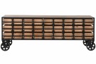 NEW DELHI Metall og gran 142X30X50 med hjul thumbnail