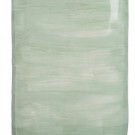 Dekorativ flaske i grønn-sølv glass 16x9x54 thumbnail