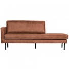 WOOOD RODEO DAYBED LEFT COGNAC thumbnail