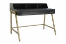 VICKY - skrivebord. mango / metall messingfarget. thumbnail
