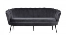 Calais 3-seter sofa mørkegrå thumbnail