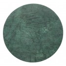 Sofabord grønn-gull aluminium/marbel 77x77x45 thumbnail
